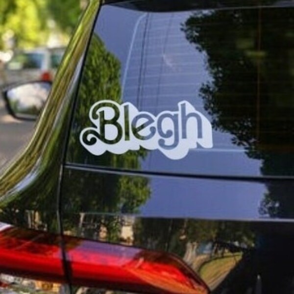 Blegh Doll Font Metalcore Vinyl Decal Car Truck Accessories Home Appliances Electronics - Choose color and size!