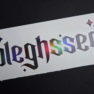 Bleghssed Blegh Stars Sparkle Metalcore Vinyl Decal Bumper Sticker for Cars, Trucks, Windows, Appliances, Accessories, Electronics & MORE!
