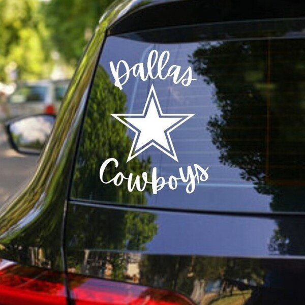 Dallas Cowboys Decal Etsy