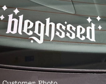 Bleghssed Blegh Stars Sparkle Metalcore Vinyl Decal for Cars, Trucks, Windows, Appliances, Accessories, Electronics & MORE!