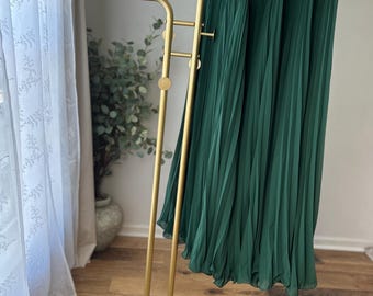 Modest Summer Maxi Skirt Women, Lightweight Flowy Long Skirt, High Waisted Elastic Waist, Casual Elegant Modest Clothing