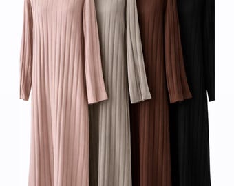 Winter abaya, knit Abaya, abaya for fall, abaya set, fall maxi dress, abayas, abaya for women, Abaya, Modest dress, fall abaya for women