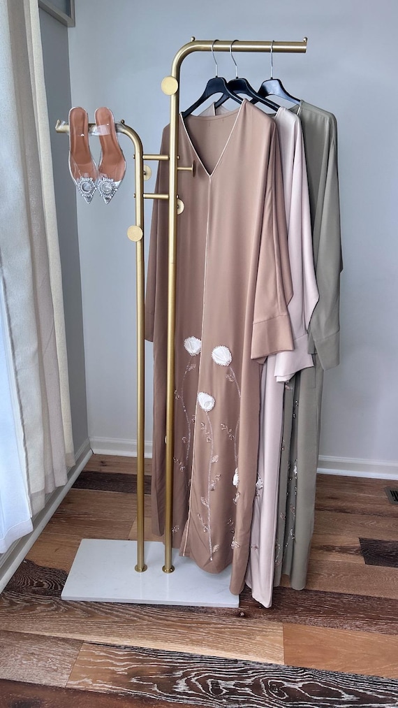 Eid Abaya Dress for Women | Luxury Embroidered Kaftan Abaya | Modest Muslim  Maxi Dress | Ramadan Islamic Clothing | Elegant Open Front Abaya - Etsy