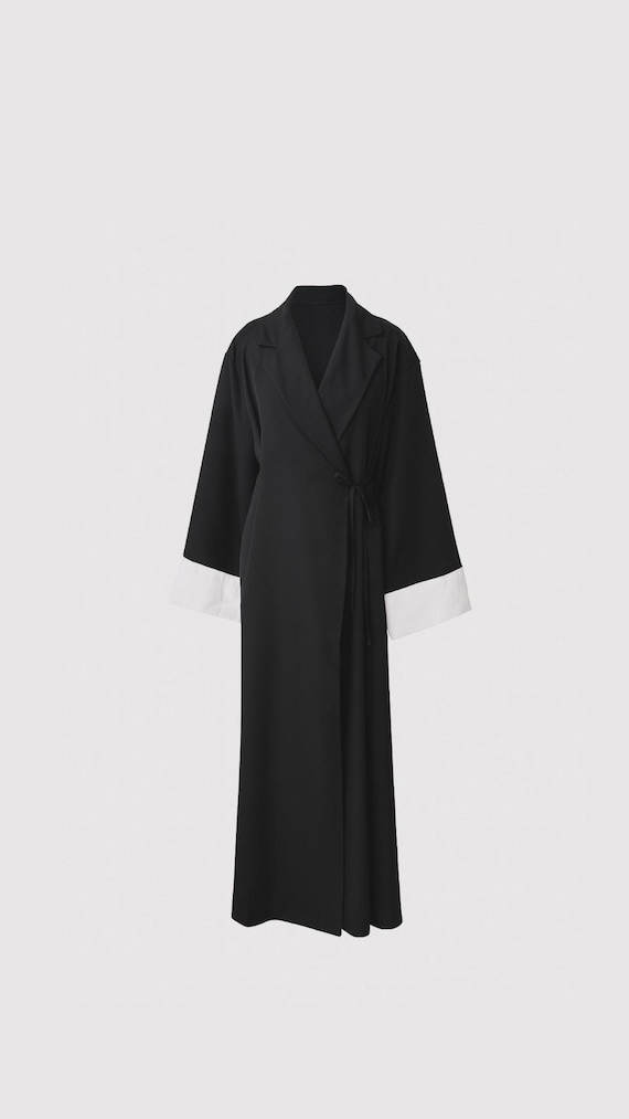 women elegant abaya dress Modest Muslim Women's Elegant Sahra Open Abaya