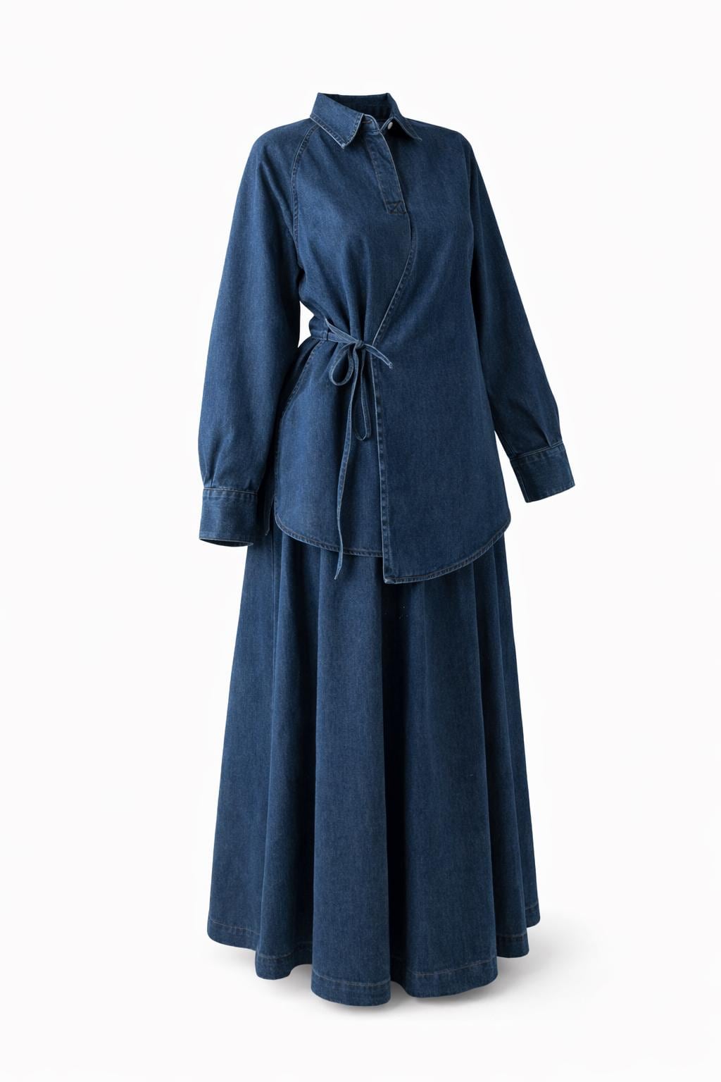 dress denim muslimah Muslim There’s just something about US Child Size:Child-4 Girl's Christmas Dresses Hijab outfit can be dressed up