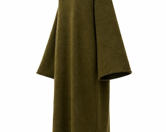 Modest Sweater Maxi Dress, Winter Abaya for Women, Long Sleeve Knit Dress, Muslim Modest Clothing, Fall Maxi Dress, Everyday Abaya