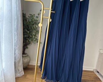 Modest Long Skirt Summer Lightweight, Flowy Maxi Skirt Women, Elastic Waist Casual Skirt, Minimalist Modest Clothing