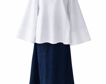 Oversized Cotton Modest Top for Women | Abaya Style Blouse | Loose Fit Muslim Long Sleeve Shirt | Islamic Modest Clothing