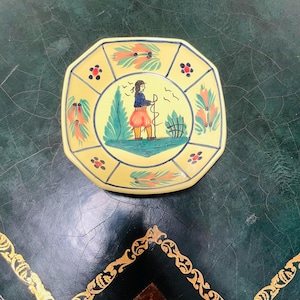 Prato Pequeno de Quimper (Assinado)