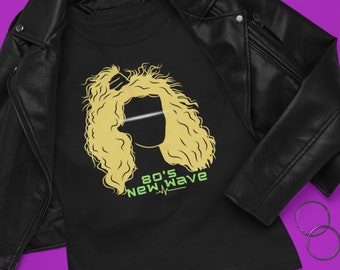 80's New Wave Blonde Girl, 80's T Shirt 80s T-Shirt Retro shirt 80's Fashion Gift for her 80's vintage T Shirt 80's Lover Shirt, 80s tshirt