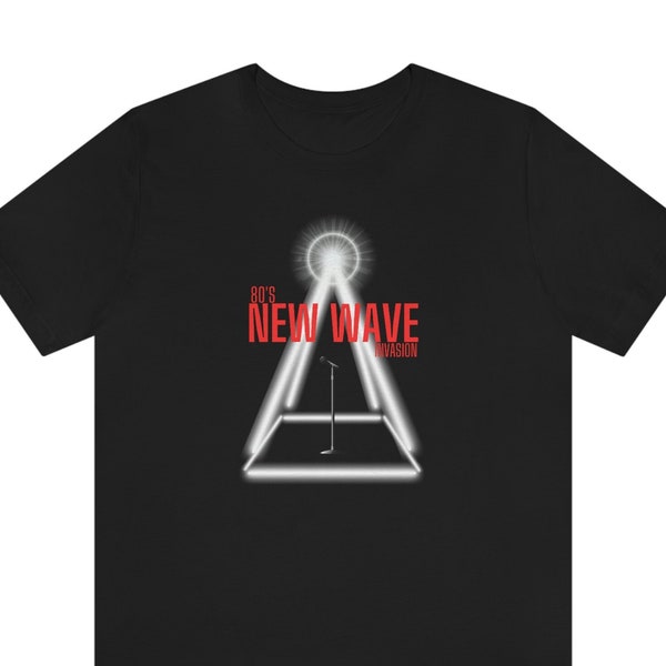 80's New Wave Invasion T Shirt 80s T-Shirt Retro shirt 80's Fashion Gift for her 80's Gift for Him 80's vintage T Shirt 80's Lover Shirt