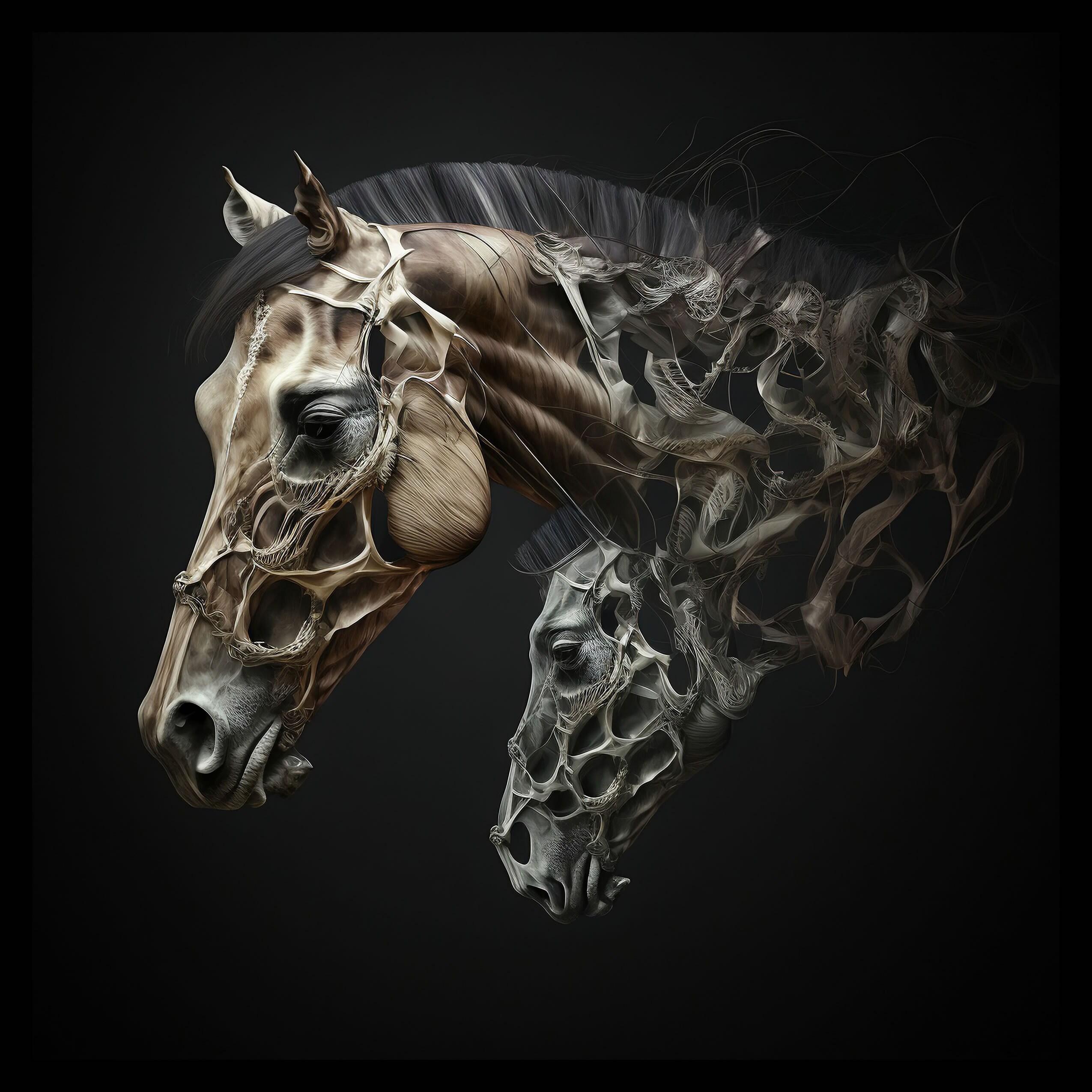 Horse Skull Art