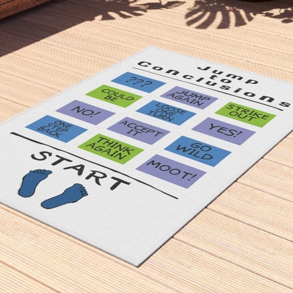 Jump to Conclusions mat | Office Space | Outdoor Rug