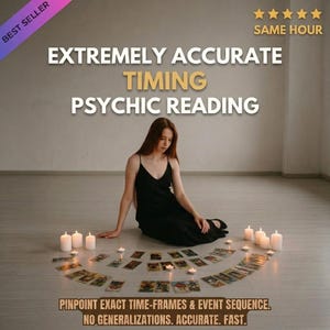 Lecture avec le timing à la même heure, Lecture de la période exacte, Quand cela arrivera-t-il, Lecture psychique dans combien de temps, Tarot du moment futur