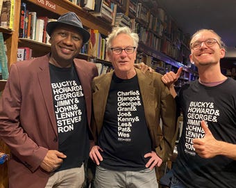 Camiseta de los Grandes Guitarristas de Jazz de 7 Cuerdas / Regalo para los amantes del jazz
