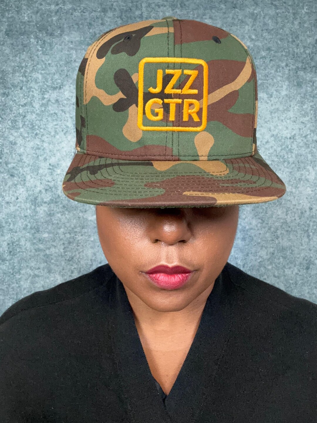 Jazz Rapper Hat Yellow Embroidered JZZ GTR Snapback Hat, Jazz Guitar Gift - Etsy
