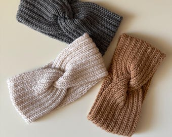 3 pieces knitted headbands