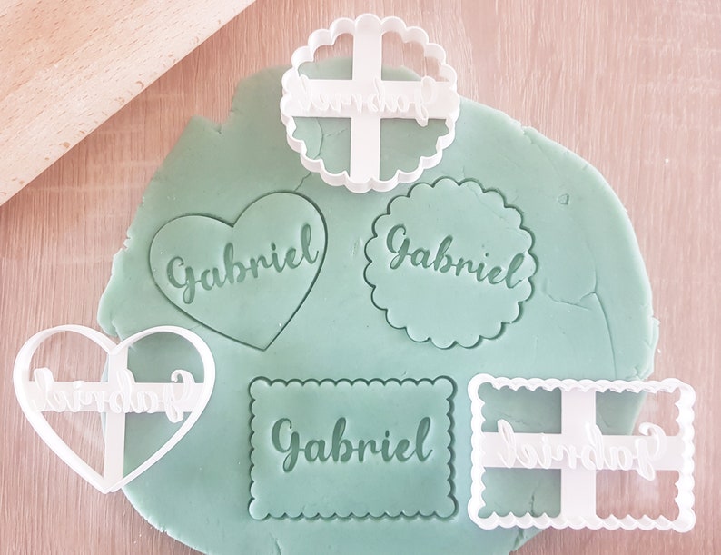 Customizable Cookie Cutters Petit Beurre, Heart, Round image 8