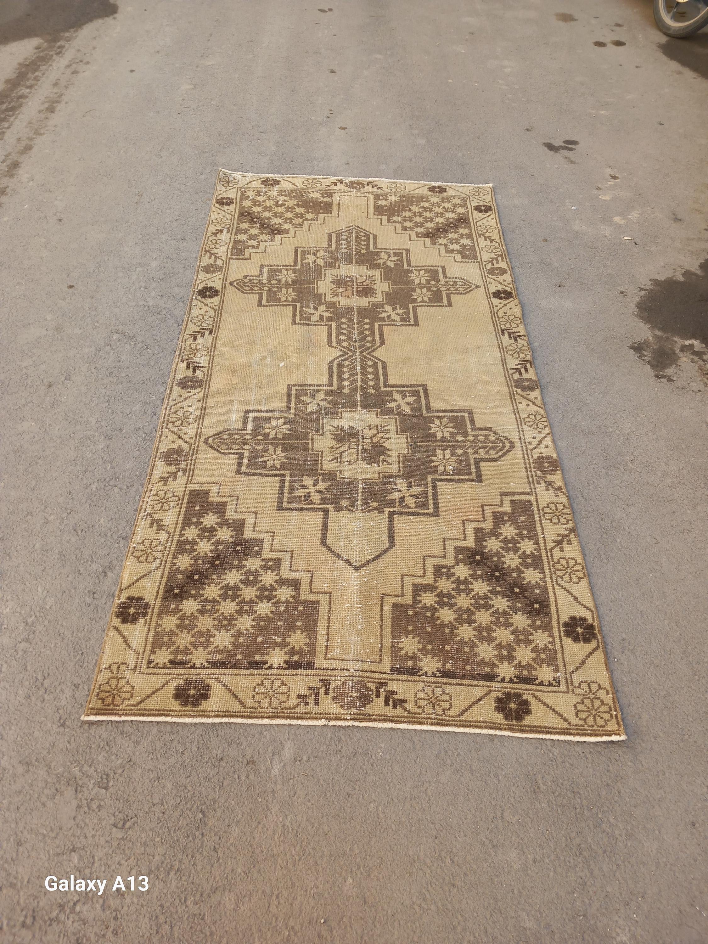 4x8 Rug,4x8 Beige Brown Rug,4x8 Vintage Rug,area Rugs,4x8 Runner Rug ...