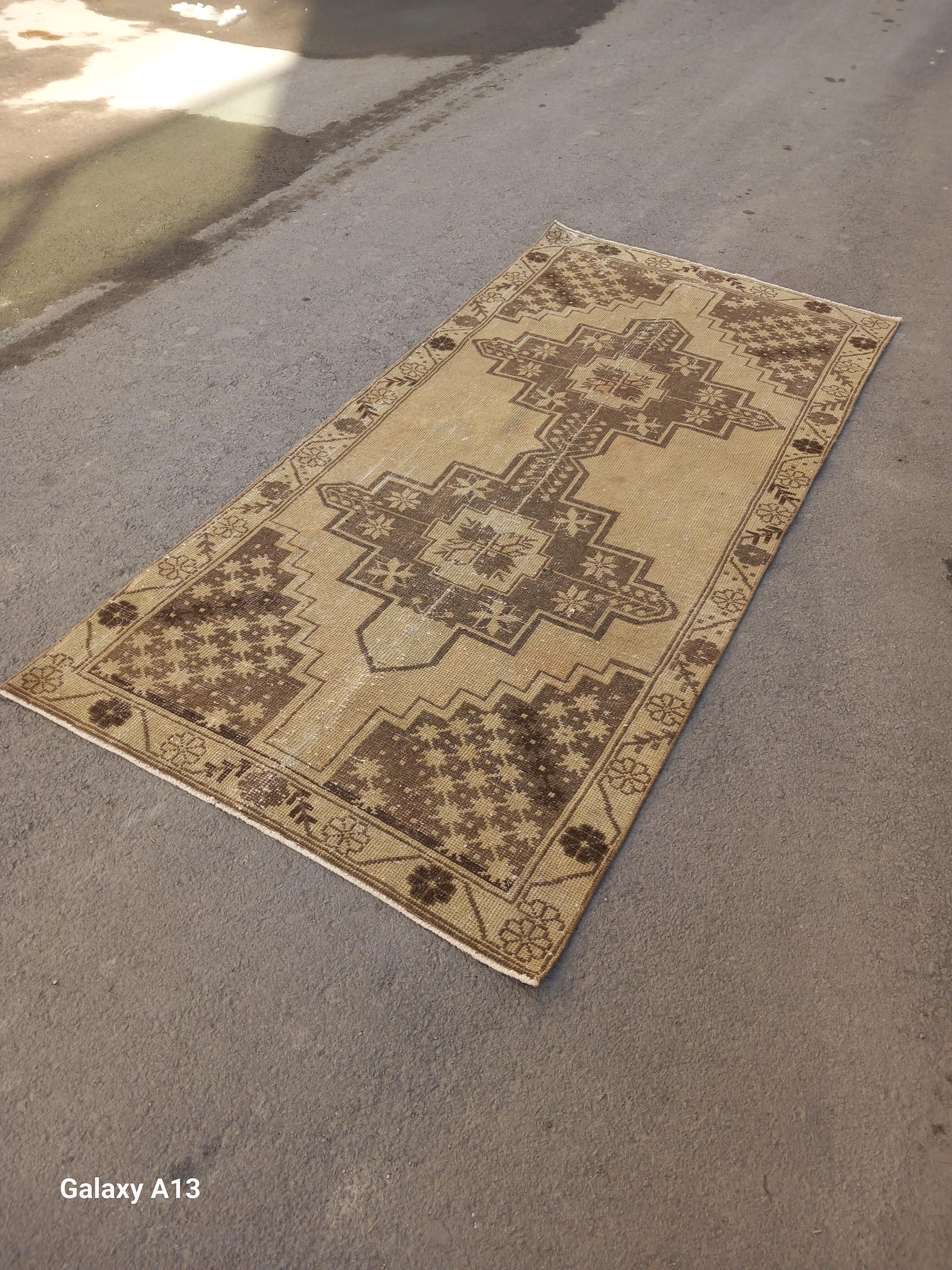 4x8 Rug,4x8 Beige Brown Rug,4x8 Vintage Rug,area Rugs,4x8 Runner Rug ...
