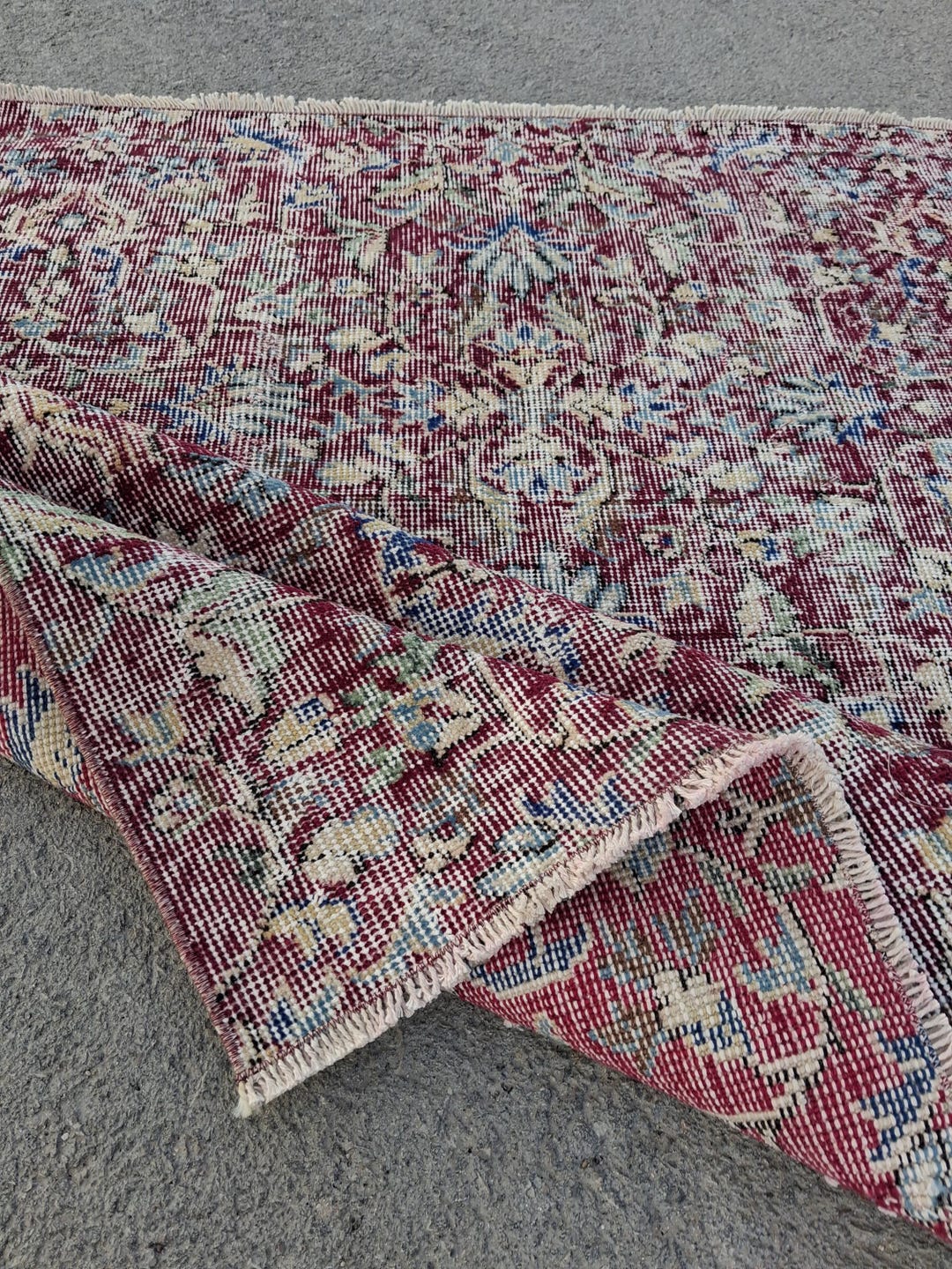 4x4 Rug,4x4 Vintage Rug,area Rug,small Rug,coloring Rug,home Decore Rug ...
