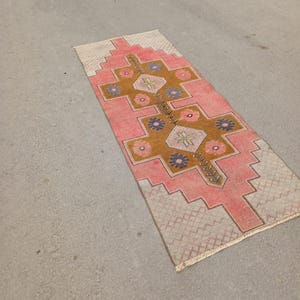 Läufer 100x200, Teppich Läufer, Teppich Läufer, Teppich Läufer, Kelimteppich, Beige Rot, 100x200 cm, Tax Free USA