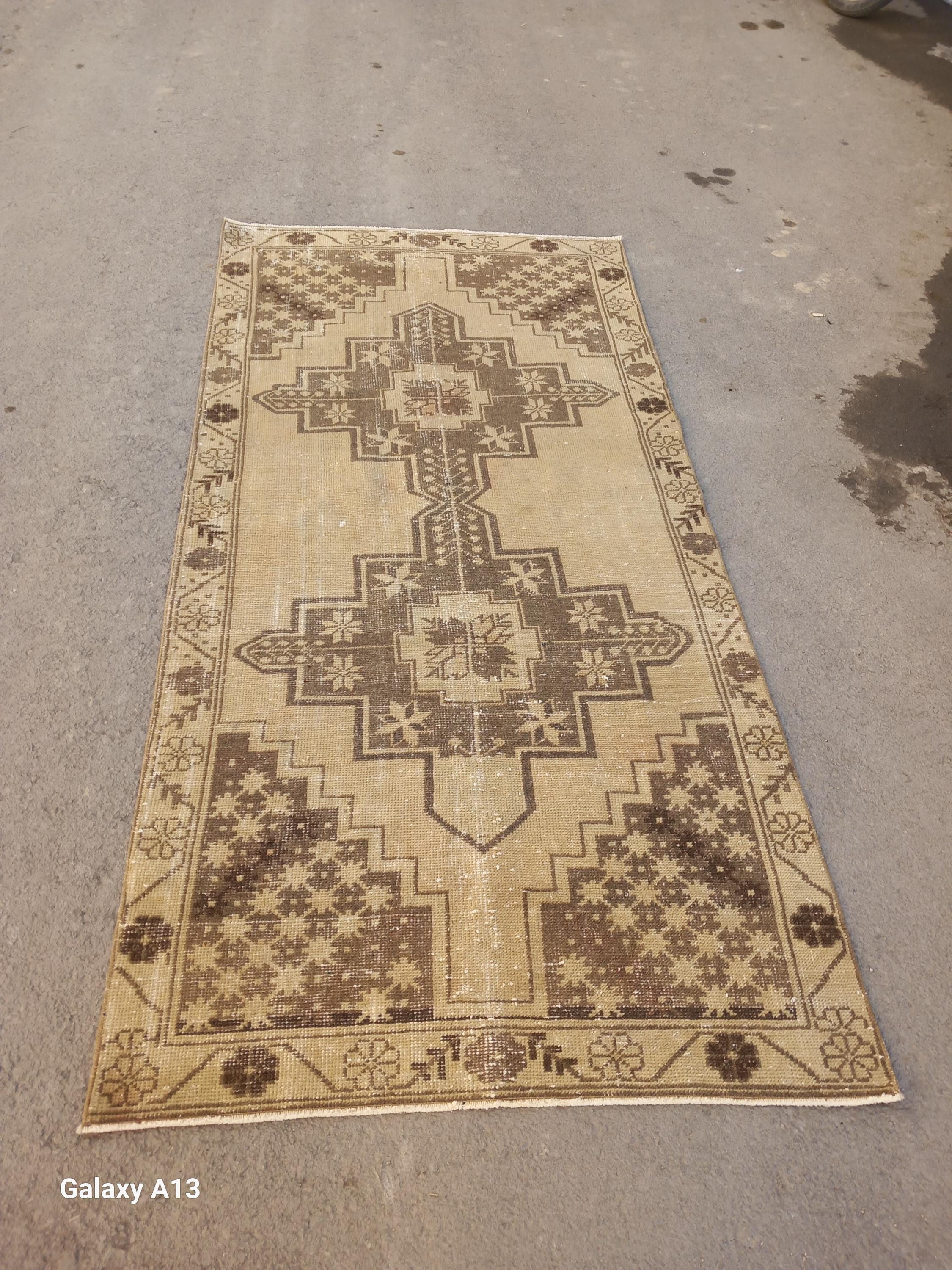 4x8 Rug,4x8 Beige Brown Rug,4x8 Vintage Rug,area Rugs,4x8 Runner Rug ...