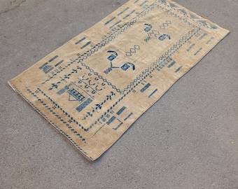 2x4 Rug,Small Rug,Home Decore Rug,Runner Shorts,Rugged Doormat,Small Runner,2x4 Runner  Rug,Gifts,2x4 Vintage Rug,2.6x4.7 feet,Tax Free USA