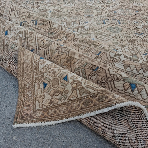 7x9 Rug,7x9 Vintage Rug,Area Rug,Oversize Area Rug,Livingroom Rug,Handmade Rug, Home Decore Rugs,Anatolian Rug,7.0x9.5 feet, Tax Free USA