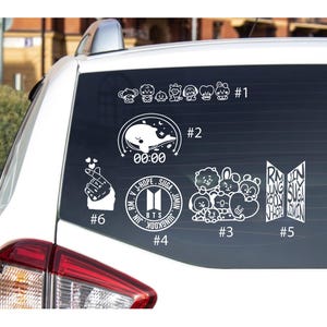 Bts car decal Etsy