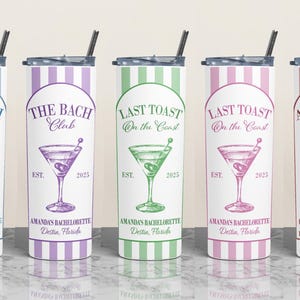 Custom Bridesmaid Tumbler Bachelorette Party Matching Tumbler for Bridesmaids The Bach Club Bridesmaid Cups Matching Bridesmaid Tumblers