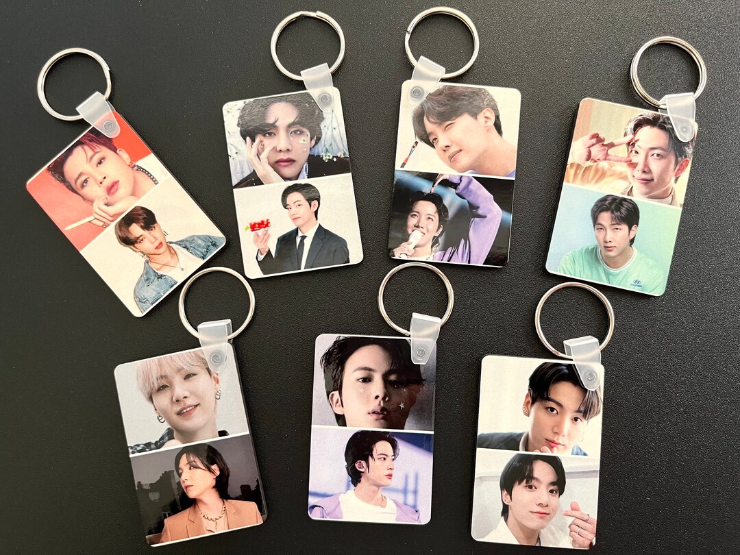 BTS Keychain RM Keychain Jin Keychain Suga Keychain Hobbie Etsy