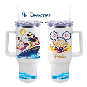 Customized Disney Cruise Tumbler,  40 oz Disney Cruise Tumbler, Disney Cruise Tumbler, Personalized Disney Tumbler, Disney Cruise Gift
