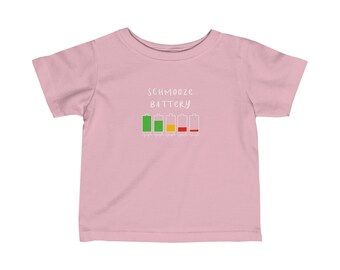 Schmooze battery Infant Fine Jersey Tee