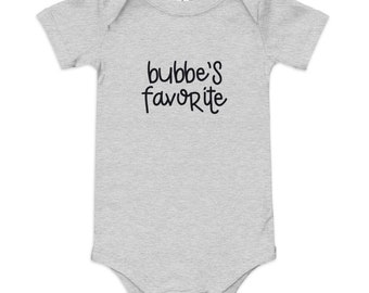 Bubbe’s favorite baby short sleeve one piece