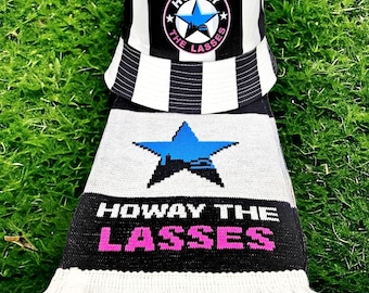 Newcastle Ladies Howay The Lasses Scarf And Bucket Hat Set