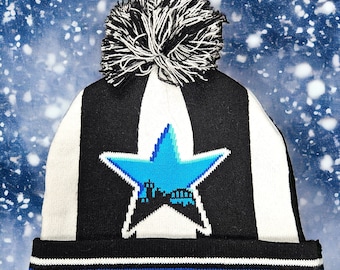 Newcastle winter wooly bobble hat