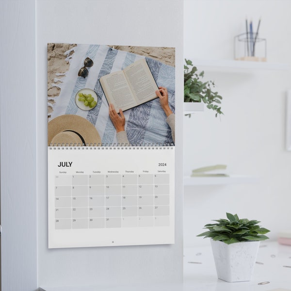 2024 Book Calendar Etsy