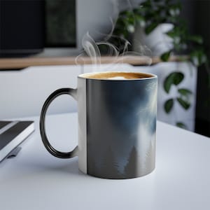 Color Changing Dragon Coffee Mug: Fantasy Book Lover Gift Bild 8