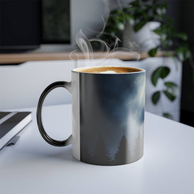 Color Changing Dragon Coffee Mug: Fantasy Book Lover Gift Bild 8