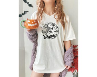 Spooky Season Book T-Shirt: Halloween Reader Tee