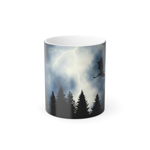 Color Changing Dragon Coffee Mug: Fantasy Book Lover Gift Bild 4