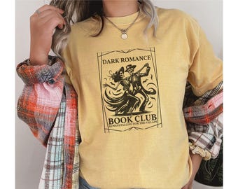 Dark Romance Book Club Shirt: Spooky Halloween Reader Tee