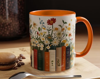 Bücherregal Kaffeebecher: Frühlings Geschenk