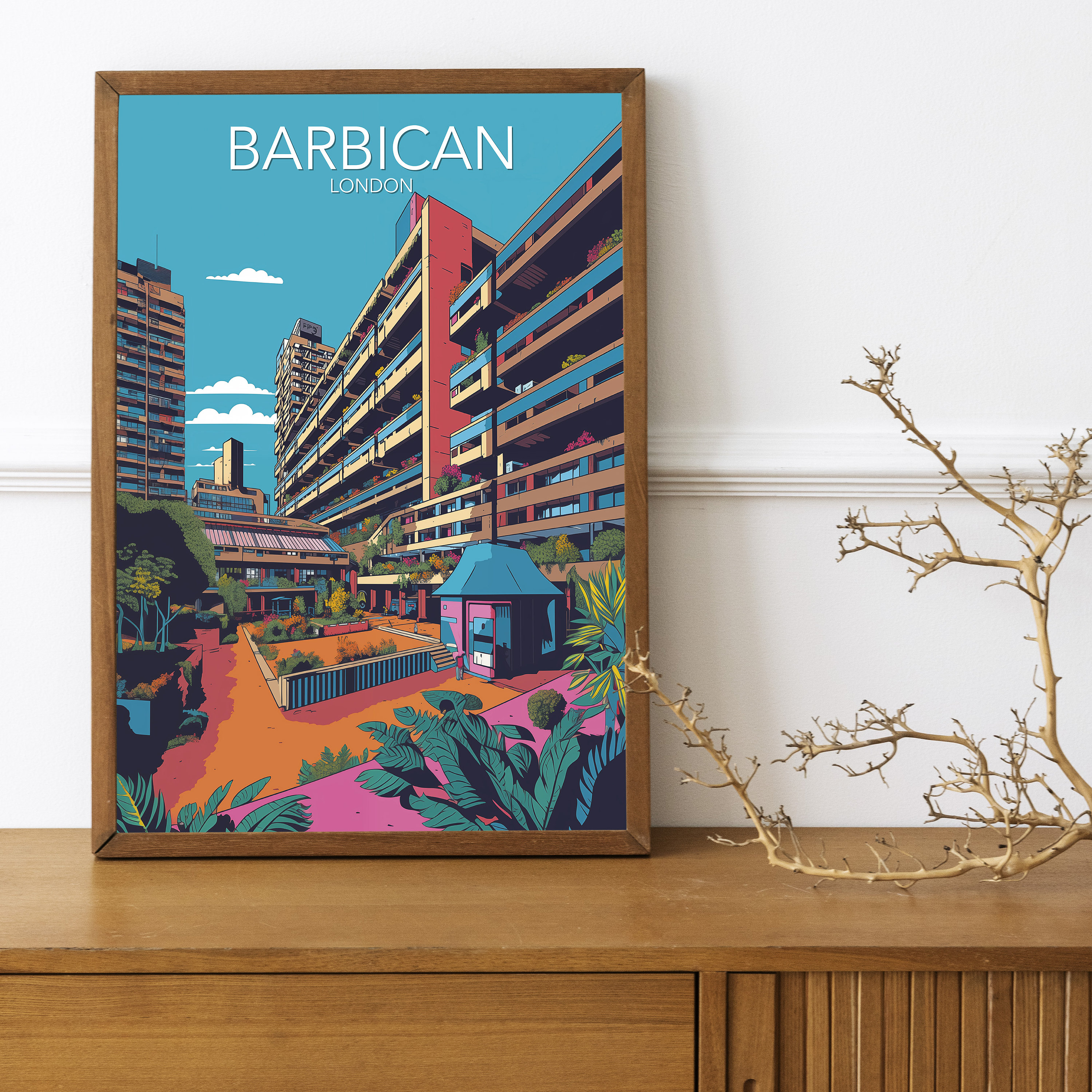 The Barbican Poster - Etsy