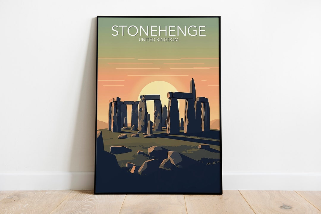Stonehenge Art Print | Modern Poster | Print | Available in Many Sizes ...