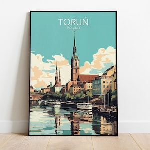 Toruń, Poland Art Print | Modern Poster | Print | Available in many sizes or Digital Download
