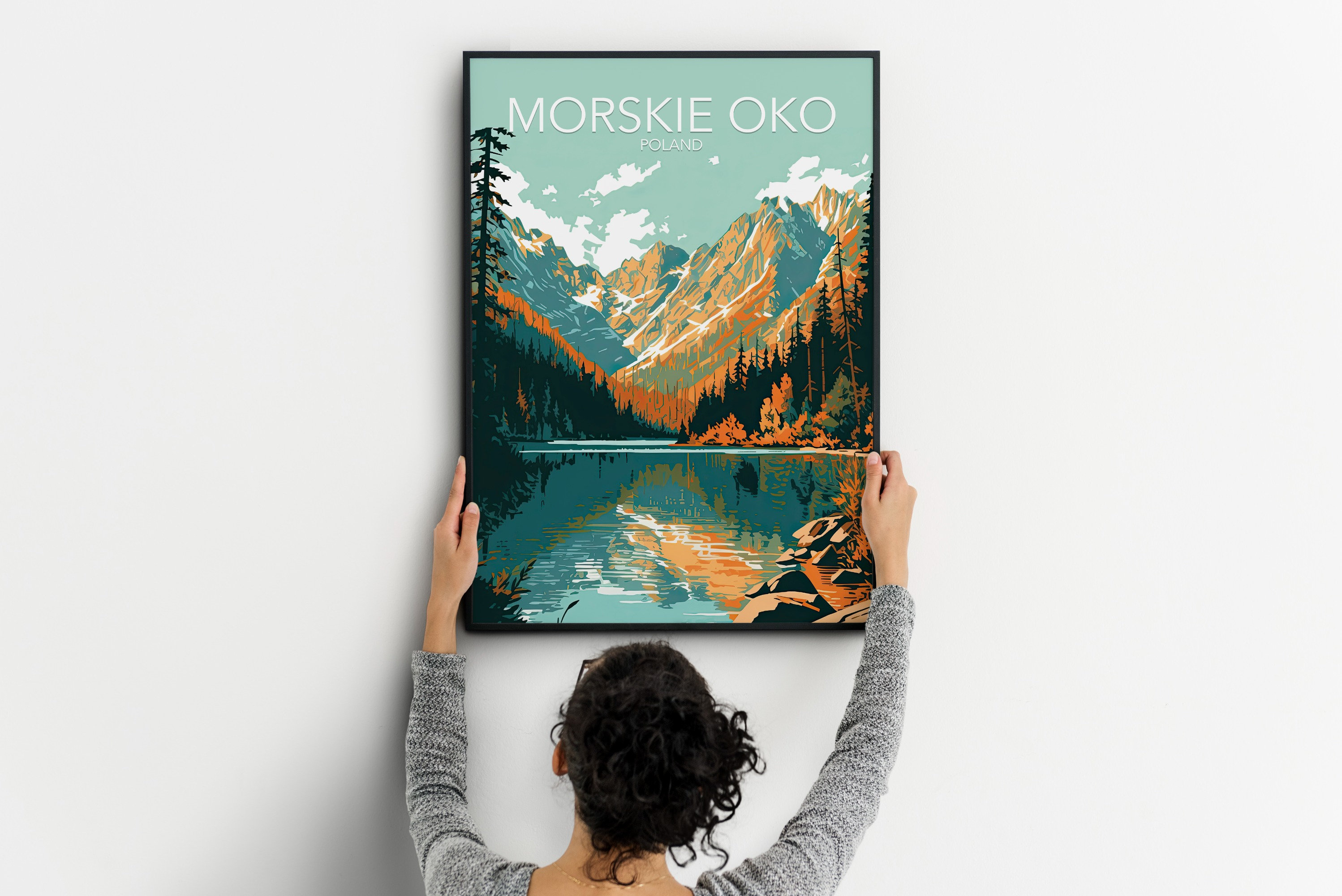 Morskie Oko Art Print | Modern Poster | Print | Available in Many Sizes ...