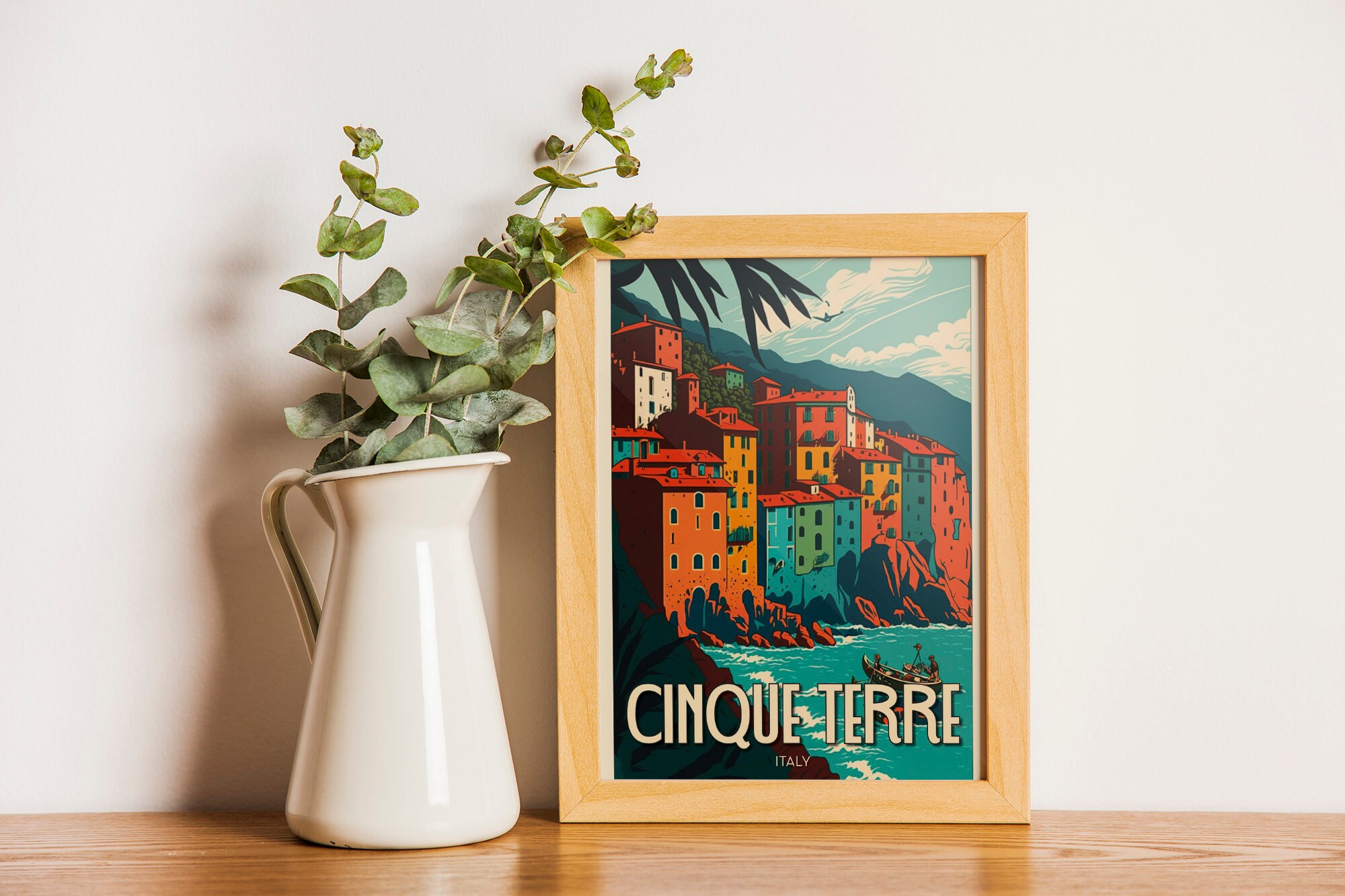 Cinque Terre Art Print | Vintage Poster | Print | Available in Many ...