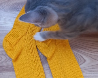 handmade knitting socks